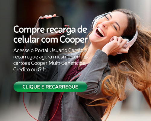 Recarregue seu celular com Cooper!